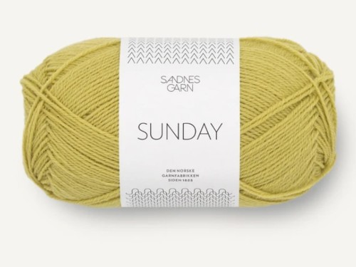 Włóczka Sandnes Garn Sunday słoneczna limonka 9825