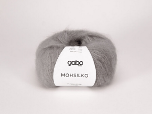 Włóczka Gabo Wool Mohsilko  szary pył 4400