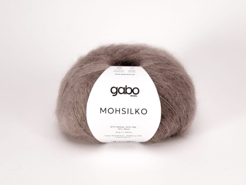 Włóczka Gabo Wool Mohsilko ziemisty brąz 4308