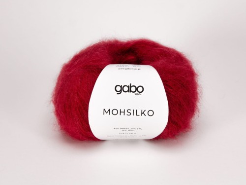 Włóczka Gabo Wool Mohsilko wino 4015