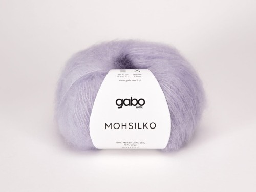 Włóczka Gabo Wool Mohsilko jasna lawenda 4741