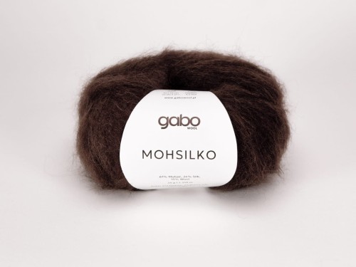 Włóczka Gabo Wool Mohsilko gorzka czekolada  4305