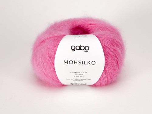 Włóczka Gabo Wool Mohsilko crazy róż 4561