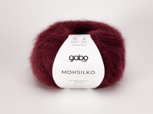 Włóczka Gabo Wool Mohsilko burgund 4212