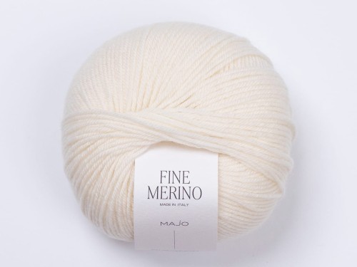 Włóczka Majo Garn Fine Merino ivory