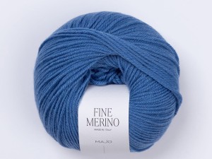 Włóczka Majo Garn Fine Merino azure