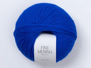 Włóczka Majo Garn Fine Merino electric blue