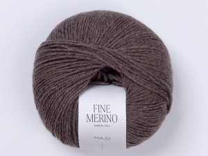 Włóczka Majo Garn Fine Merino walnut