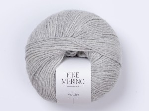 Włóczka Majo Garn Fine Merino grey