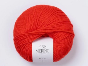 Włóczka Majo Garn Fine Merino poppy
