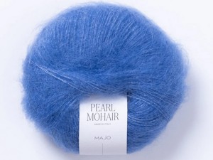 Włóczka Majo Garn Pearl Mohair azure 503