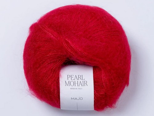 Włóczka Majo Garn Pearl Mohair cherry 900