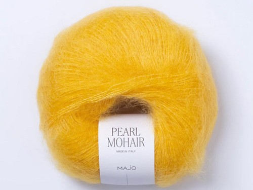 Włóczka Majo Garn Pearl Mohair mimosa 303