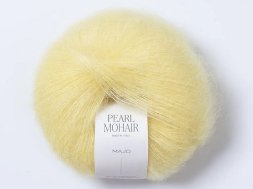 Włóczka Majo Garn Pearl Mohair banana 308