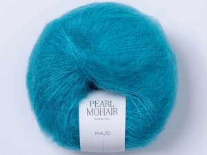 Włóczka Majo Garn Pearl Mohair peacock 801