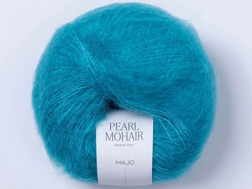 Włóczka Majo Garn Pearl Mohair peacock 801