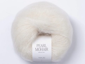 Włóczka Majo Garn Pearl Mohair ivory 100