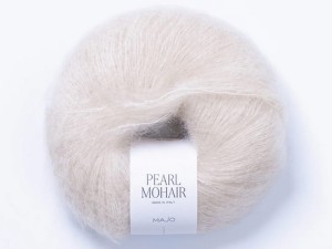 Włóczka Majo Garn Pearl Mohair oatmeal 101