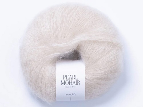 Włóczka Majo Garn Pearl Mohair oatmeal 101