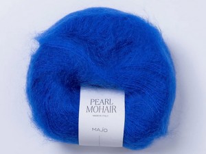 Włóczka Majo Garn Pearl Mohair electric blue 505