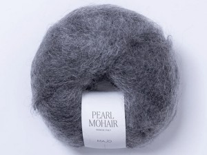 Włóczka Majo Garn Pearl Mohair charcoal 602