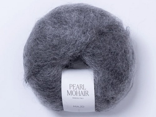 Włóczka Majo Garn Pearl Mohair charcoal 602