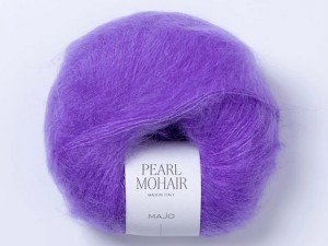 Włóczka Majo Garn Pearl Mohair lavender 401