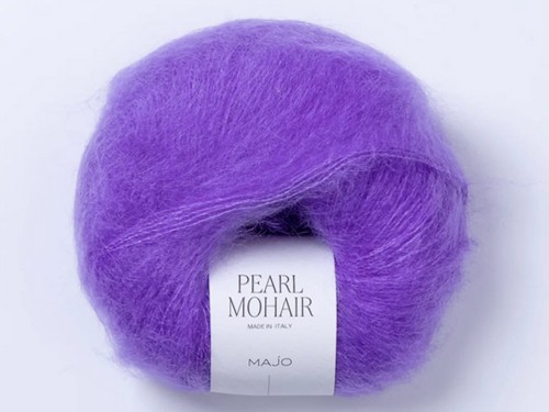 Włóczka Majo Garn Pearl Mohair lavender 401