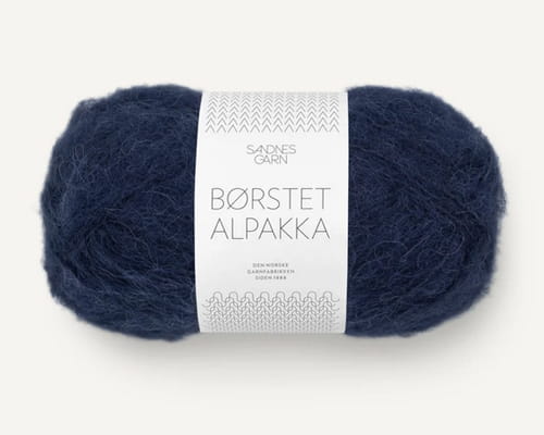 Włóczka Sandnes Garn Borstet Alpakka granat 5575
