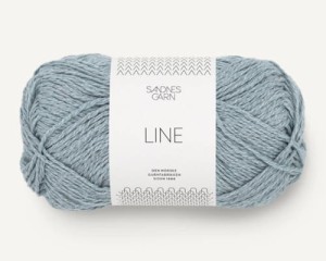 Włóczka Sandnes Garn  Line lodowy niebieski 6531