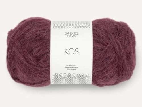 Włóczka Sandnes Garn Kos burgund  4372