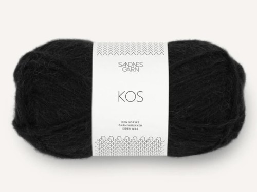 Włóczka Sandnes Garn Kos czarny 1099
