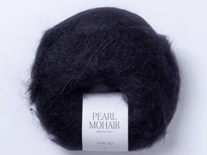 Włóczka Majo Garn Pearl Mohair black 603