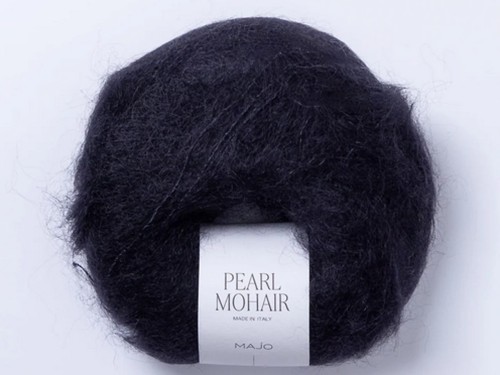 Włóczka Majo Garn Pearl Mohair black 603