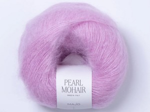 Włóczka Majo Garn Pearl Mohair lilac 202