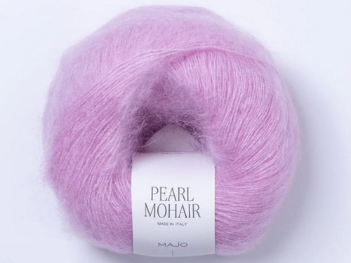 Włóczka Majo Garn Pearl Mohair lilac 202