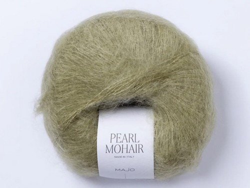 Włóczka Majo Garn Pearl Mohair olive 702