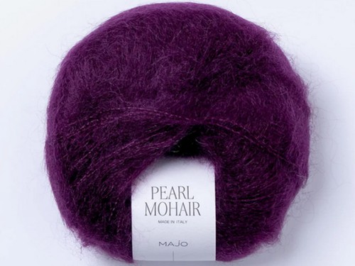 Włóczka Majo Garn Pearl Mohair  wine 902