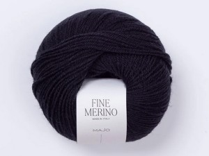 Włóczka Majo Garn Fine Merino black 603