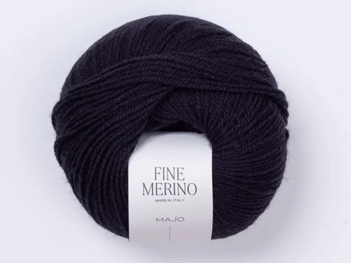 Włóczka Majo Garn Fine Merino black 603