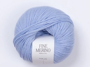 Włóczka Majo Garn Fine Merino pastel blue 513