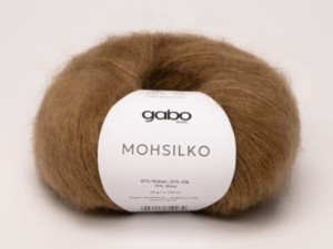 Włóczka Gabo Wool Mohsilko jasny brąz 4134