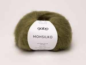Włóczka Gabo Wool Mohsilko  oliwkowa zieleń 4612