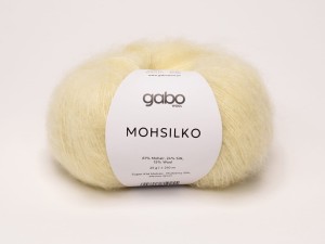 Włóczka Gabo Wool Mohsilko cytrynowy sorbet 4119
