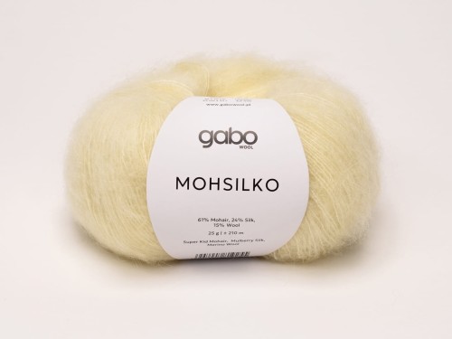 Włóczka Gabo Wool Mohsilko cytrynowy sorbet 4119