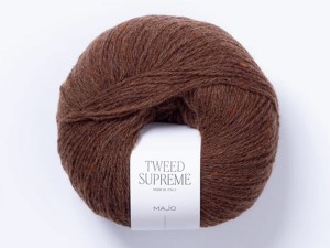 Włóczka Majo Garn Tweed Supreme chestnut 115