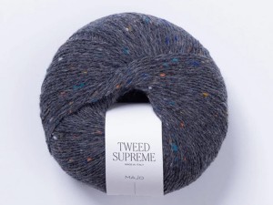 Włóczka Majo Garn Tweed Supreme charcoal 602