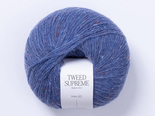 Włóczka Majo Garn Tweed Supreme steel blue 510