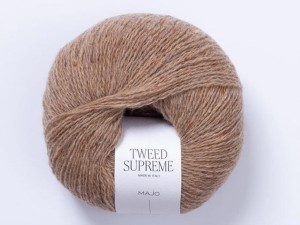 Włóczka Majo Garn Tweed Supreme tan 114