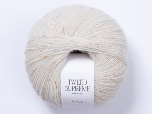 Włóczka Majo Garn Tweed Supreme ivory 100